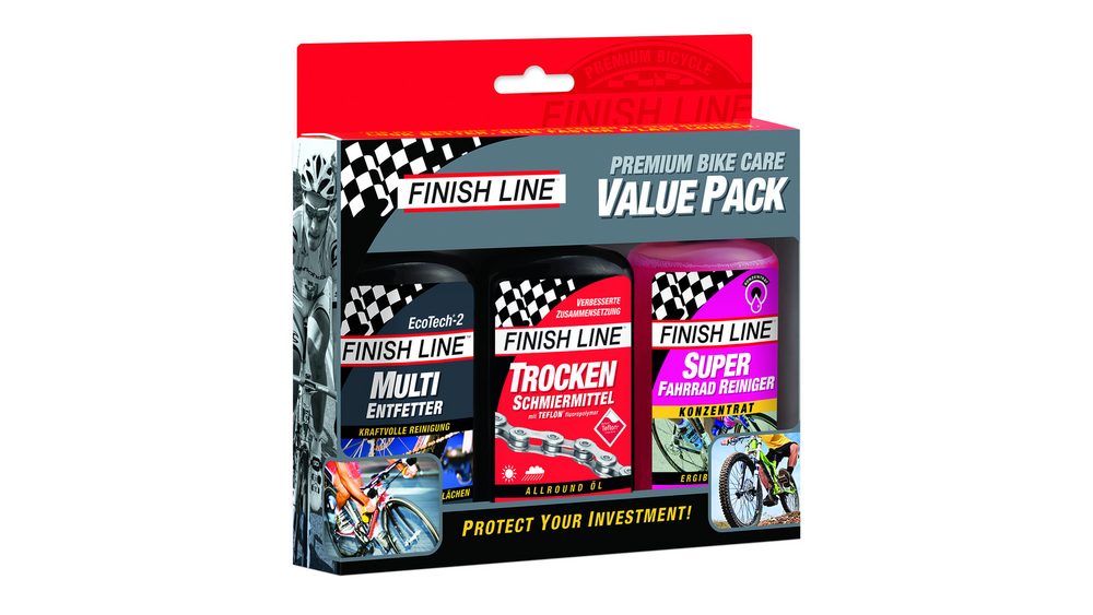 Finish Line Premium Bike Care Value Pack 3x120ml